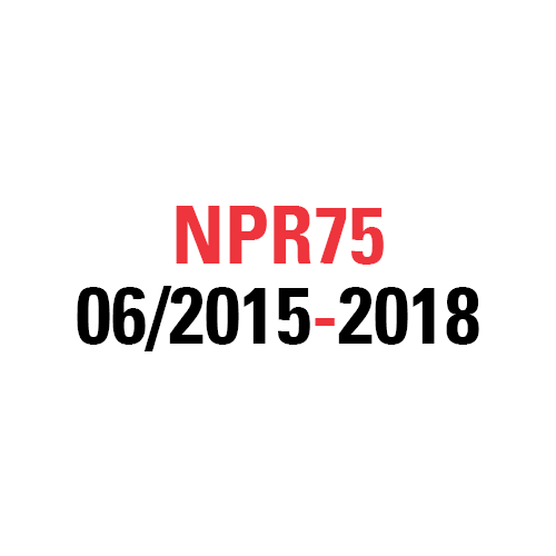 NPR75 06/2015-2018